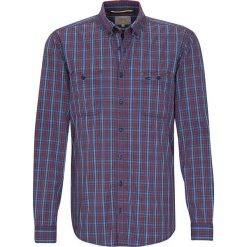 Koszula "Joe" - Regular fit - w kolorze niebiesko-czerwonym. Niebieskie koszule męskie Camel Active, m, bez wzorów, z bawełny, bez kołnierzyka, bez ramiączek. W wyprzedaży za 87.95 zł.