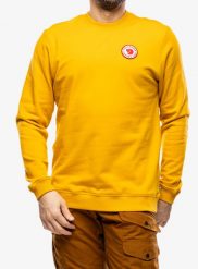 Bluza bawełniana męska Fjallraven 1960 Logo Badge Sweater M. Żółte bluzy męskie Fjällräven, m, bez wzorów, z bawełny, bez kaptura. Za 576.35 zł.