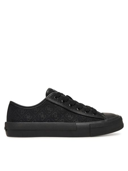 Guess Trampki FLJCR2 FAL12 Czarny. Czarne trampki i tenisówki damskie Guess, z aplikacjami, bez zapięcia. Za 419.99 zł.
