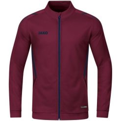 Kurtka damska Jako polyester Challenge. Czerwone kurtki damskie Jako, z aplikacjami, z dzianiny, bez kaptura. Za 163.40 zł.
