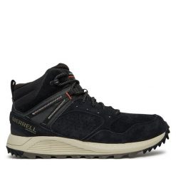 Trapery Merrell. Czarne śniegowce i trapery męskie Merrell, bez zapięcia. Za 359.99 zł.