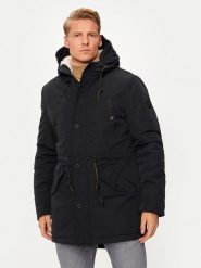 INDICODE Parka Callen 15-730 Czarny Regular Fit. Czarne kurtki męskie INDICODE, m, bez wzorów, z syntetyku, bez kaptura. Za 289.99 zł.