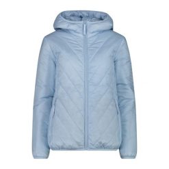 Damska kurtka z kapturem CMP. Niebieskie kurtki damskie CMP, bez wzorów, z poliamidu, z kapturem. Za 489.95 zł.