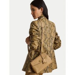 Torebka LAUREN RALPH LAUREN. Brązowe torebki do ręki damskie Lauren Ralph Lauren, bez wzorów, klasyczne, bez dodatków. Za 1,899.00 zł.