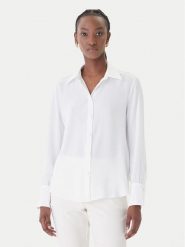 Rinascimento Koszula CFC0127447003 Biały Regular Fit. Białe bluzki damskie Rinascimento, xl, bez wzorów, z syntetyku, bez kołnierzyka, bez ramiączek. Za 279.99 zł.