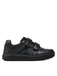 Geox Sneakersy J Arzach B. E J844AE 05443 C9999 S Czarny. Czarne buty sportowe chłopięce Geox, bez wzorów, ze skóry, bez zapięcia. Za 349.99 zł.