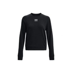 Bluza Kobieta Under Armour Rival Terry czarny. Białe bluzy sportowe damskie Under Armour, xs, bez wzorów, bez kaptura, na fitness i siłownię. W wyprzedaży za 166.35 zł.