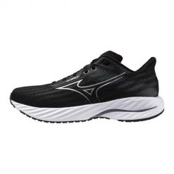 Buty do biegania męskie Mizuno Wave Inspire 21. Czarne buty sportowe męskie Mizuno, z materiału, bez zapięcia, do biegania, mizuno wave. Za 638.00 zł.