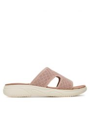 Clara Barson Klapki R25SS02834 Różowy. Czerwone klapki damskie Clara Barson, bez wzorów, z materiału, bez obcasa. Za 95.99 zł.