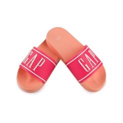Damskie klapki sportowe miejskie na basen plażę różowe GAP AUSTIN. Czerwone klapki damskie GAP, bez wzorów, sportowe, bez obcasa. Za 79.00 zł.