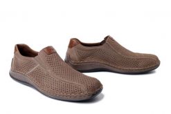 RIEKER 05272-64 brown, półbuty męskie. Brązowe półbuty na co dzień męskie Rieker, na lato, bez zapięcia. Za 303.32 zł.
