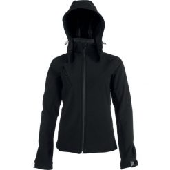 Kurtka damska Kariban Softshell À Capuche Amovible. Czarne kurtki damskie KARIBAN, bez wzorów, z softshellu, bez kaptura. W wyprzedaży za 246.00 zł.