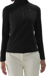 4f Bluza polarowa damska 4F F048 głęboka czerń 4FWAW24UFLEF048 20S M. Bluzy damskie 4f, m, bez wzorów, z polaru, bez kaptura. Za 79.51 zł.