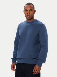 Tommy Hilfiger Bluza Seasonal MW0MW40000 Niebieski Regular Fit. Niebieskie bluzy męskie Tommy Hilfiger, m, bez wzorów, z bawełny, bez kaptura. Za 409.99 zł.