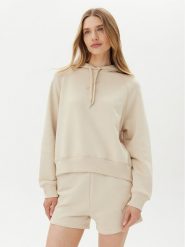 Armani Exchange Bluza XW000157 AF11852 U1092 Beżowy Regular Fit. Brązowe bluzy damskie Armani Exchange, xs, bez wzorów, z bawełny, bez kaptura. Za 399.99 zł.