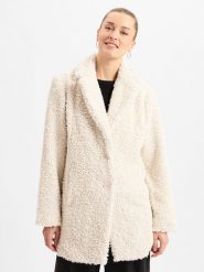 Betty & Co Krótki płaszcz Kobiety biały, 36. Białe płaszcze damskie Betty & Co, na jesień, bez wzorów, krótkie, bez kaptura. Za 479.95 zł.