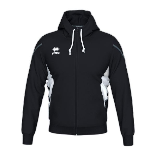 Bluza z kapturem dla dzieci Errea Clancy. Białe bluzy dla chłopców ERREA, bez wzorów, prążkowane, bez ramiączek, z kapturem. Za 311.99 zł.