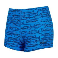 Spodenki Kąpielowe Zoggs Boys Fish Hip Racer – Rozmiar 29. Niebieskie kąpielówki dla chłopców ZOGGS, bez wzorów. Za 758.02 zł.
