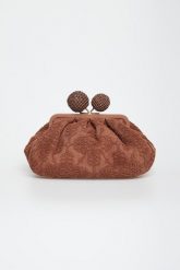 Torebka żakardowa Pasticcino Oblare WEEKEND MAX MARA. Plecaki damskie Weekend Max Mara, bez wzorów, z żakardem, bez dodatków. Za 1,949.00 zł.