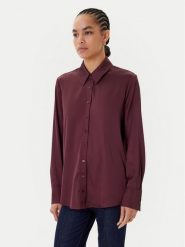 Guess Koszula A114 Bordowy Regular Fit. Czerwone bluzki damskie Guess, xs, z aplikacjami, z syntetyku, bez kołnierzyka, bez ramiączek. Za 299.99 zł.