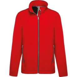 Kurtka Kariban Softshell 2 Couches. Czerwone kurtki męskie KARIBAN, l, bez wzorów, z elastanu, bez kaptura. Za 185.50 zł.
