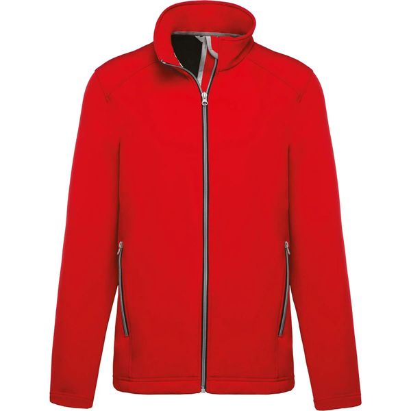 Kurtka Kariban Softshell 2 Couches. Czerwone kurtki męskie KARIBAN, xl, bez wzorów, z elastanu, bez kaptura. Za 163.75 zł.