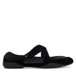 Baleriny Tory Burch. Czarne baleriny damskie Tory Burch, bez wzorów, sportowe, bez obcasa. Za 1,419.00 zł.