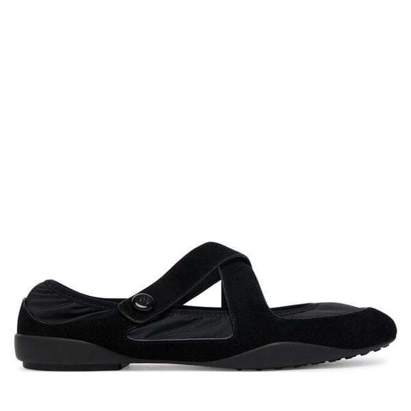 Baleriny Tory Burch. Czarne baleriny damskie Tory Burch, bez wzorów, sportowe, bez obcasa. Za 999.99 zł.