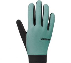 Damskie rękawiczki rowerowe EXPLORER FF, turkusowe. Zielone rękawiczki damskie Shimano, na jesień, bez wzorów, z elastanu. Za 259.90 zł.