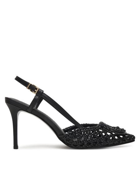 Just Cavalli Szpilki 80RA3S14 ZSE38 Czarny. Czarne szpilki damskie Just Cavalli, bez wzorów, ze skóry, bez obcasa, bez zapięcia. Za 740.99 zł.
