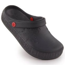 Chodaki Klapki Męskie Big Star II175007 Szare. Szare klapki męskie retro. Za 167.62 zł.