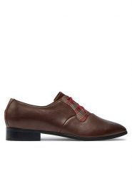 Baldowski Półbuty M00330-0363-001 Brązowy. Brązowe eleganckie półbuty Baldowski, ze skóry, wizytowe, bez zapięcia. Za 779.99 zł.