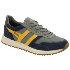 Trenerzy Gola Chicago. Niebieskie buty sportowe męskie Gola, z nylonu, bez zapięcia. Za 470.50 zł.