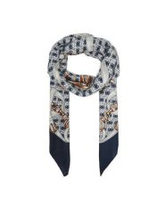 Guess Chusta AW5412 POL03 Szary. Szare rękawiczki damskie Guess, z aplikacjami, z materiału. Za 199.99 zł.