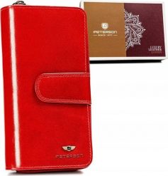Peterson Elegancki, pionowy portfel damski ze skóry naturalnej - Peterson NoSize. Portfele damskie Peterson, bez wzorów, ze skóry. Za 244.30 zł.