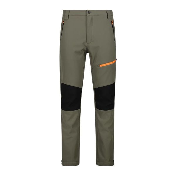 Spodnie męskie turystyczne CMP 30A1477. Zielone spodnie sportowe męskie CMP, na lato, m, bez wzorów, z softshellu, trekkingowe. Za 349.99 zł.