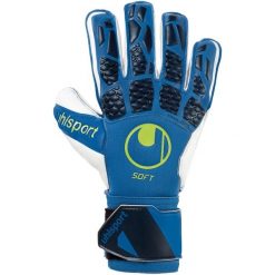Uhlsport Hiperact Soft Pro Bramkarz Rękawiczki - Grip & Comfort. Niebieskie rękawiczki męskie Uhlsport, bez wzorów, sportowe. Za 182.99 zł.