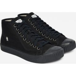 G-Star Raw - Trampki. Czarne trampki męskie G-Star Raw, bez wzorów, z materiału, retro, bez zapięcia. W wyprzedaży za 269.90 zł.