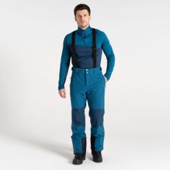 Męskie spodnie narciarskie Achieve II. Zielone spodnie sportowe męskie Dare 2b, na zimę, m, bez wzorów, narciarskie. Za 326.70 zł.