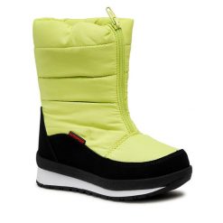 Śniegowce CMP. Zielone buty zimowe chłopięce CMP, bez wzorów, bez zapięcia. Za 349.99 zł.