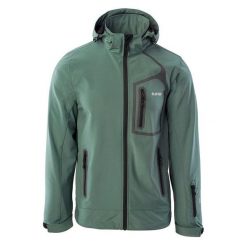 Męska Kurtka Soft Shell Nils. Zielone kurtki sportowe męskie Hi-tec, l, bez wzorów, trekkingowe. Za 267.99 zł.