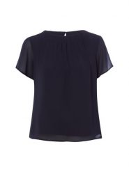 S.Oliver BLACK LABEL Bluzka Kobiety niebieski, 36. Czarne bluzki damskie s.Oliver BLACK LABEL, s, bez wzorów, biznesowe, bez kołnierzyka, bez ramiączek. Za 229.95 zł.