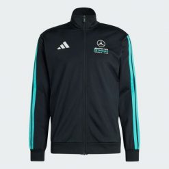Bluza Dresowa Mercedes - Amg Petronas Formula 1 Team Dna. Czarne bluzy męskie Adidas, xl, bez wzorów, z dresówki, bez kaptura, na fitness i siłownię. Za 329.00 zł.