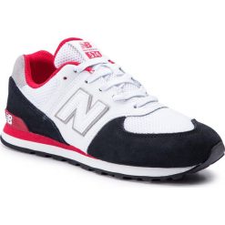 Sneakersy NEW BALANCE - GC574NSB Biały. Białe półbuty damskie marki New Balance, bez wzorów, z materiału. Za 249.99 zł.