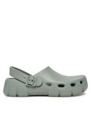 Birkenstock Klapki Birki Flow 1029536 Zielony. Zielone klapki męskie Birkenstock, z tworzywa sztucznego. Za 219.99 zł.