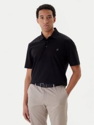 BOSS Polo Parris 50555829 Czarny Regular Fit. Czarne koszulki polo męskie Boss, m, bez wzorów, z bawełny, bez ramiączek. Za 599.99 zł.