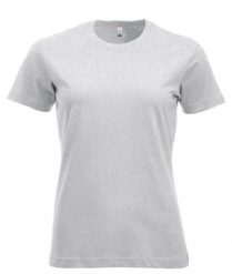 Clique New Classic-T Women - Klasyczny T-shirt z bawełny ringspun – ash. Szare t-shirty damskie CLIQUE, m, bez wzorów, z bawełny, klasyczne, bez kołnierzyka. Za 104.39 zł.