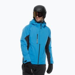 Kurtka narciarska męska Dainese Etra Aerosense Dry Core Ready. Niebieskie kurtki męskie Dainese, na zimę, l, bez wzorów, z materiału, sportowe, bez kaptura. Za 1,199.00 zł.
