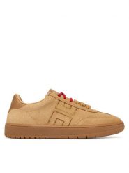 Elisabetta Franchi Sneakersy F4A9-E0665-0071 Beżowy. Brązowe buty sportowe dziewczęce Elisabetta Franchi, bez wzorów, ze skóry, bez zapięcia. Za 914.99 zł.