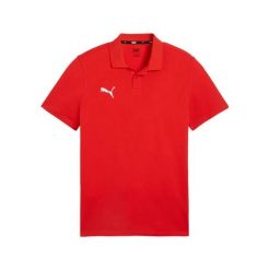 Koszulka męska Puma Team Goal Casuals Polo. Czerwone koszulki polo męskie Puma, m, bez wzorów, z bawełny, biznesowe, bez ramiączek. Za 89.09 zł.